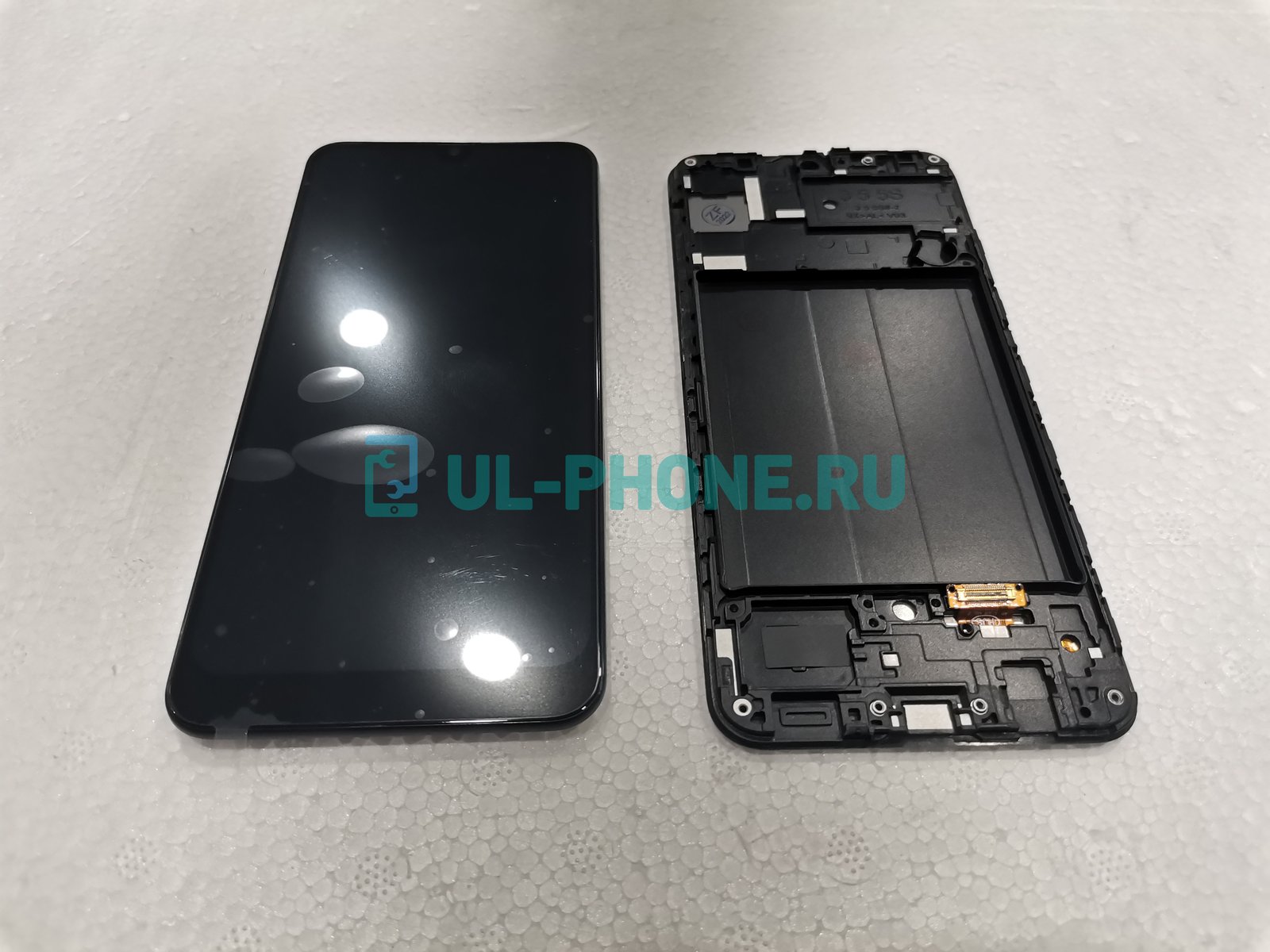 Дисплей + тачскрин для Samsung Galaxy A30 2019 SM-A305 (Hi-Copy OLED) в рамке, черный