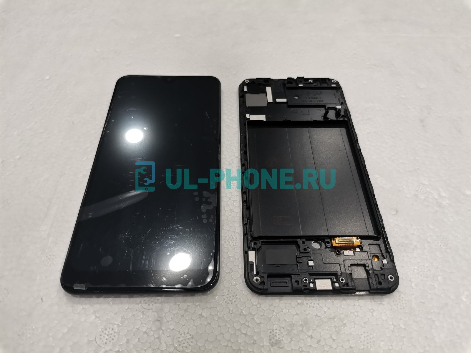 Дисплей + тачскрин для Samsung Galaxy A50 (2019) SM-A505F (Hi-Copy OLED) в рамке, черный