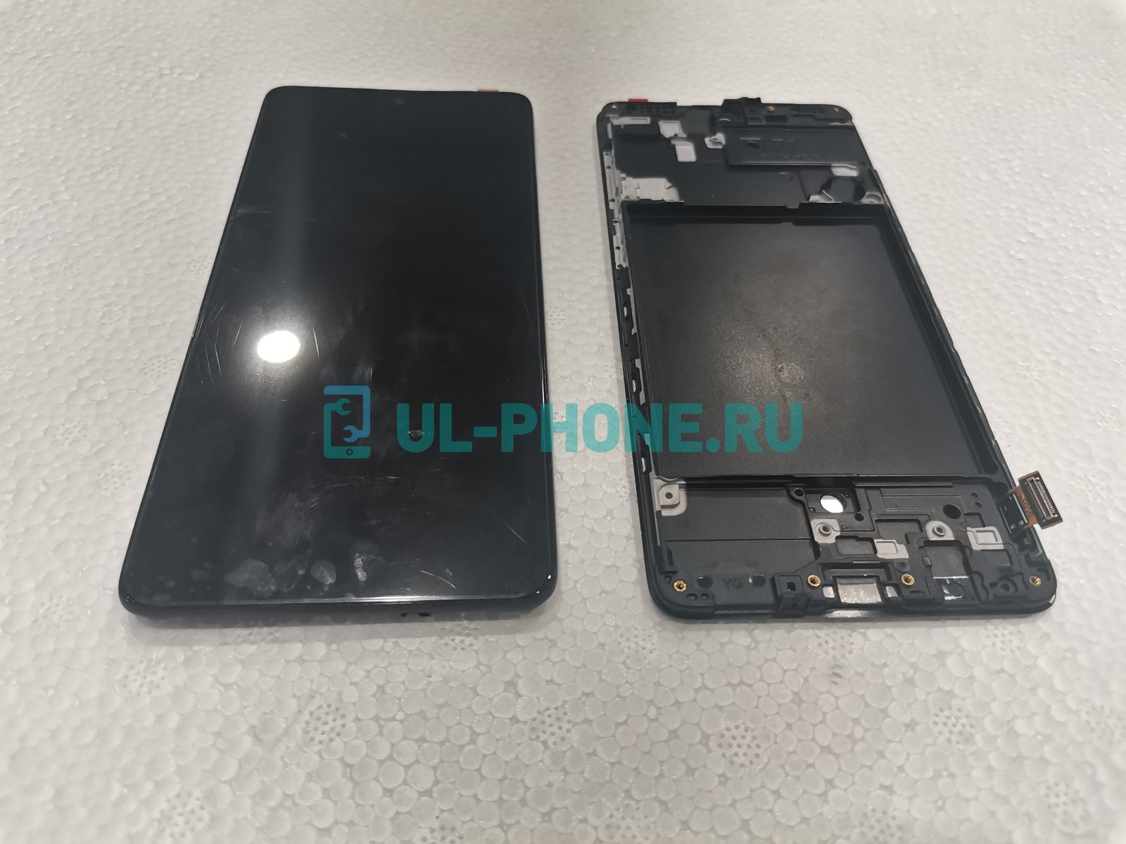 Дисплей + тачскрин для Samsung SM-A715F Galaxy A71 (incell) в рамке
