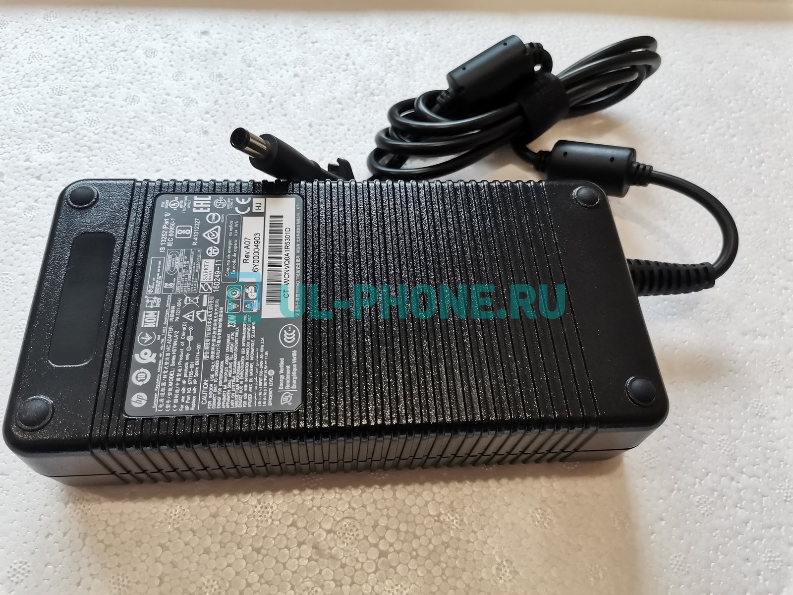 Блок питания для ноутбука HP 19.5V, 11.8A, 7.4x5.0мм, 230W (тип подключения - трапеция) ORG