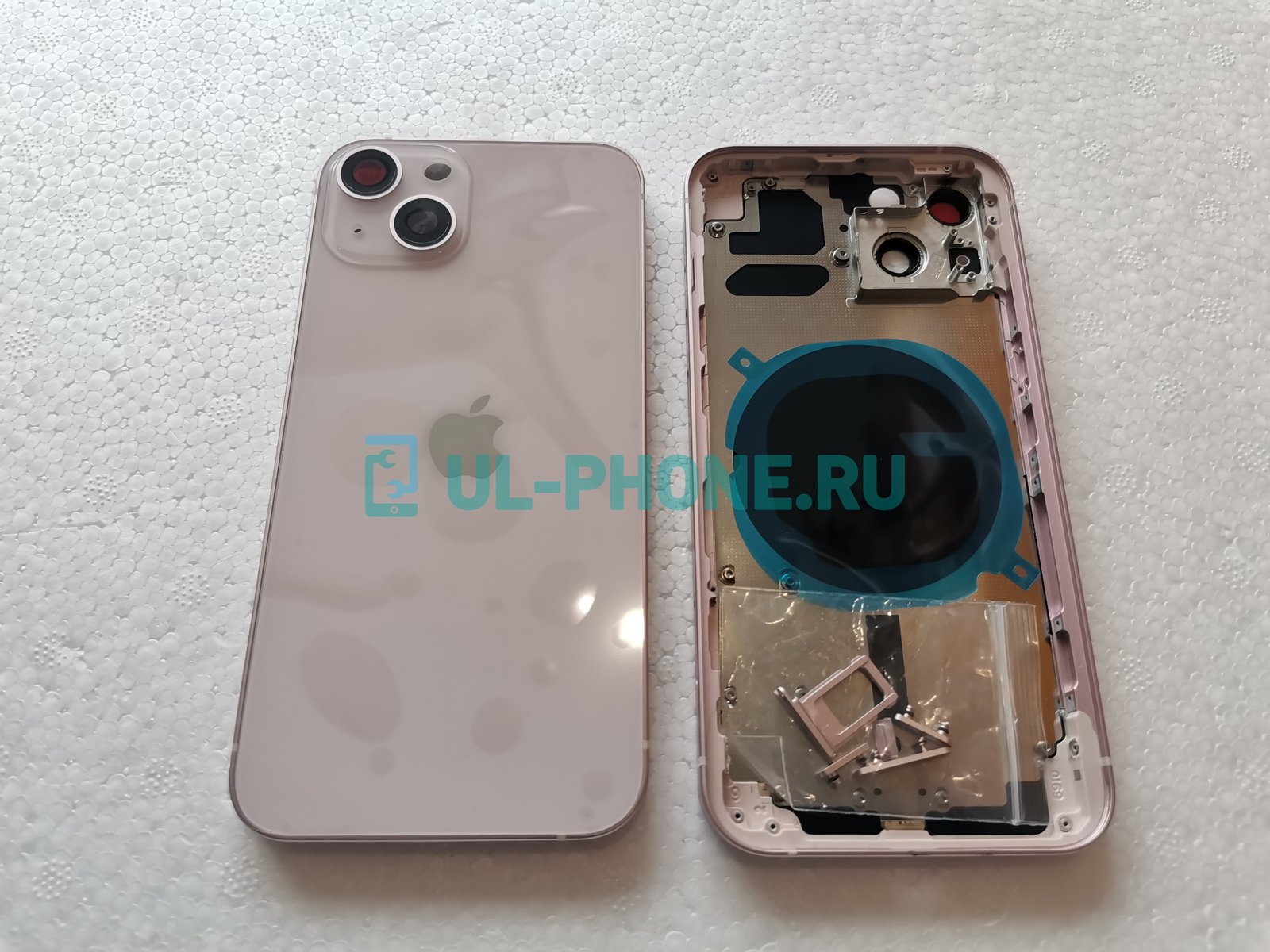 Корпус для iPhone 13 (розовый) CE