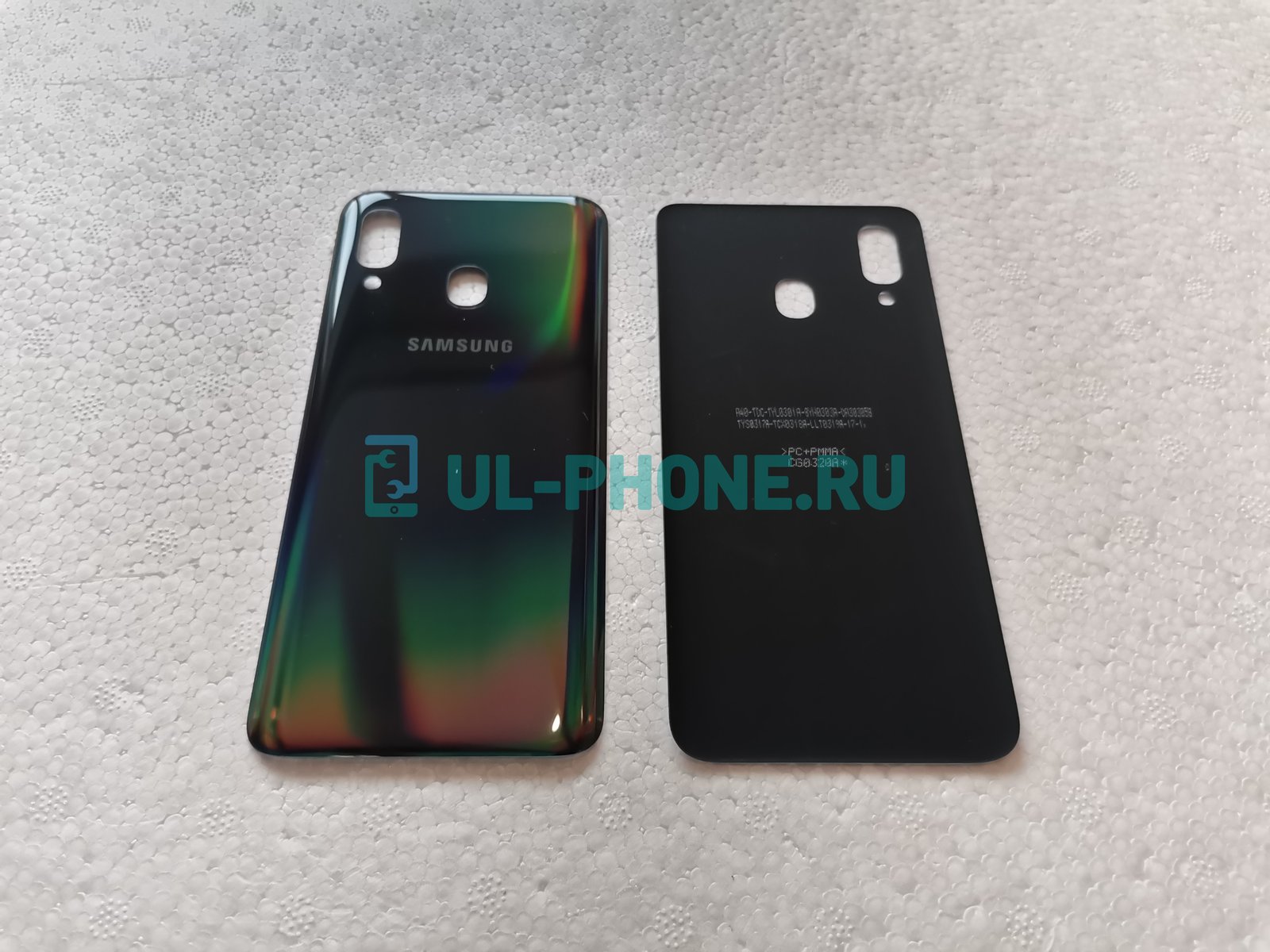 Задняя крышка для Samsung Galaxy A40 SM-A405F (черная)