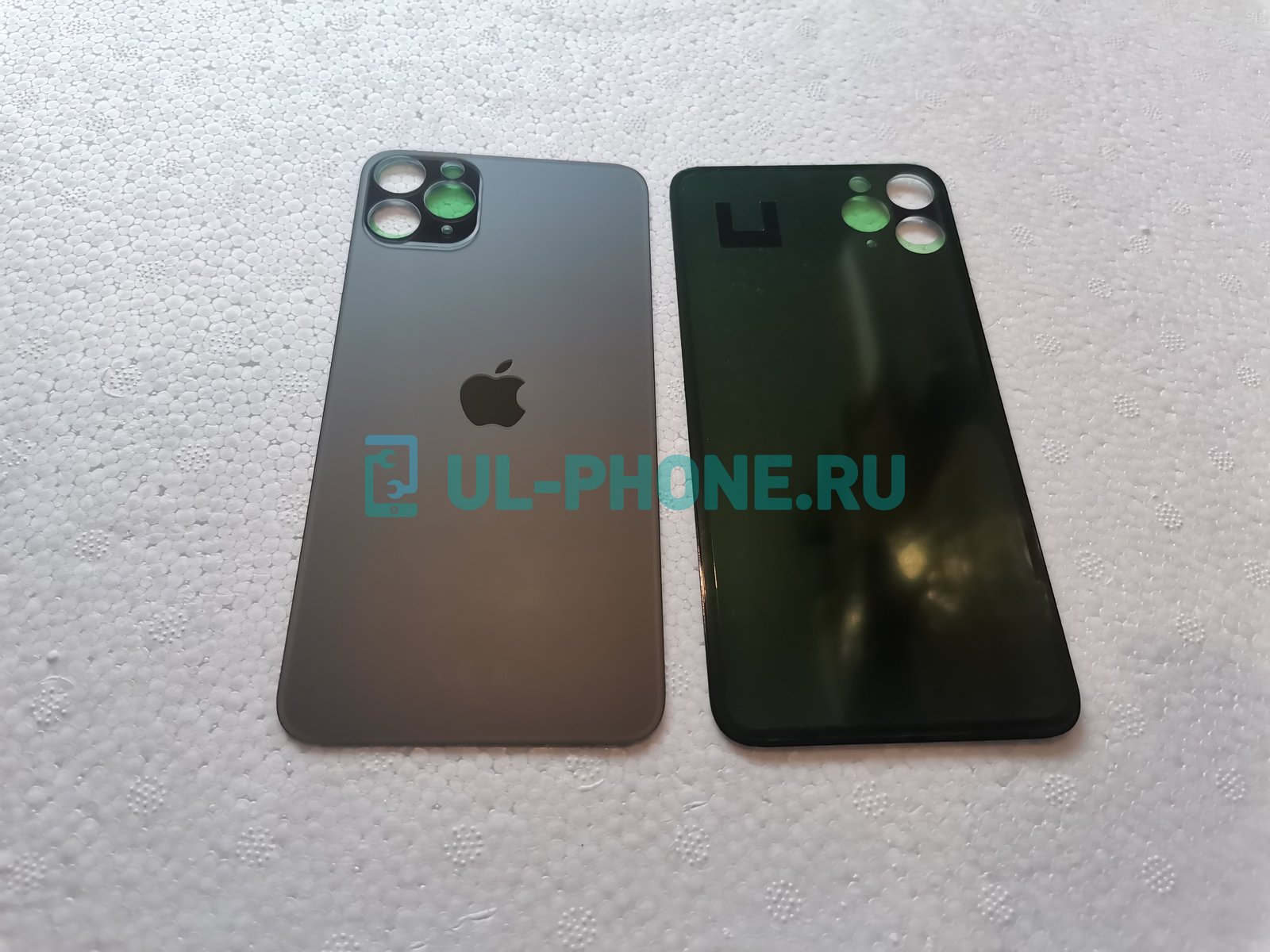 Задняя крышка для iPhone 11 Pro Max (серая) CE Logo, big hole