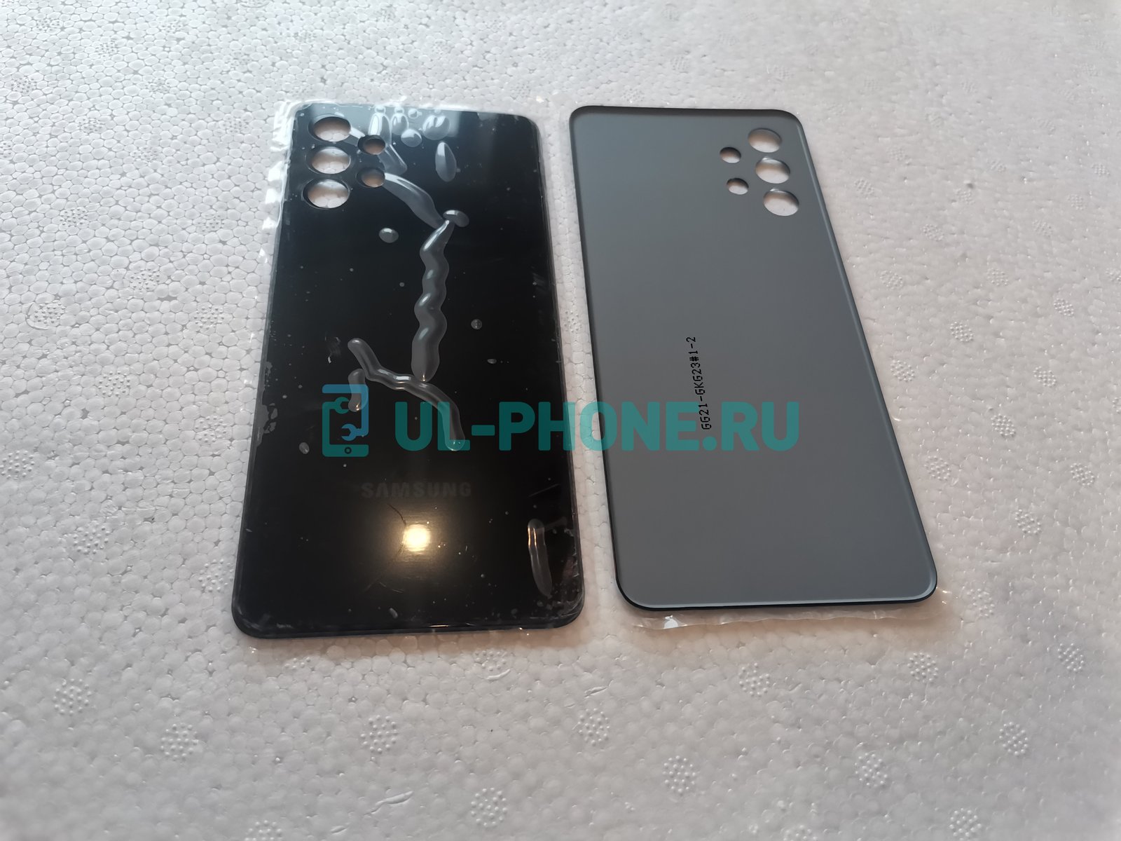 Задняя крышка для Samsung Galaxy A32 SM-A325F (черная)