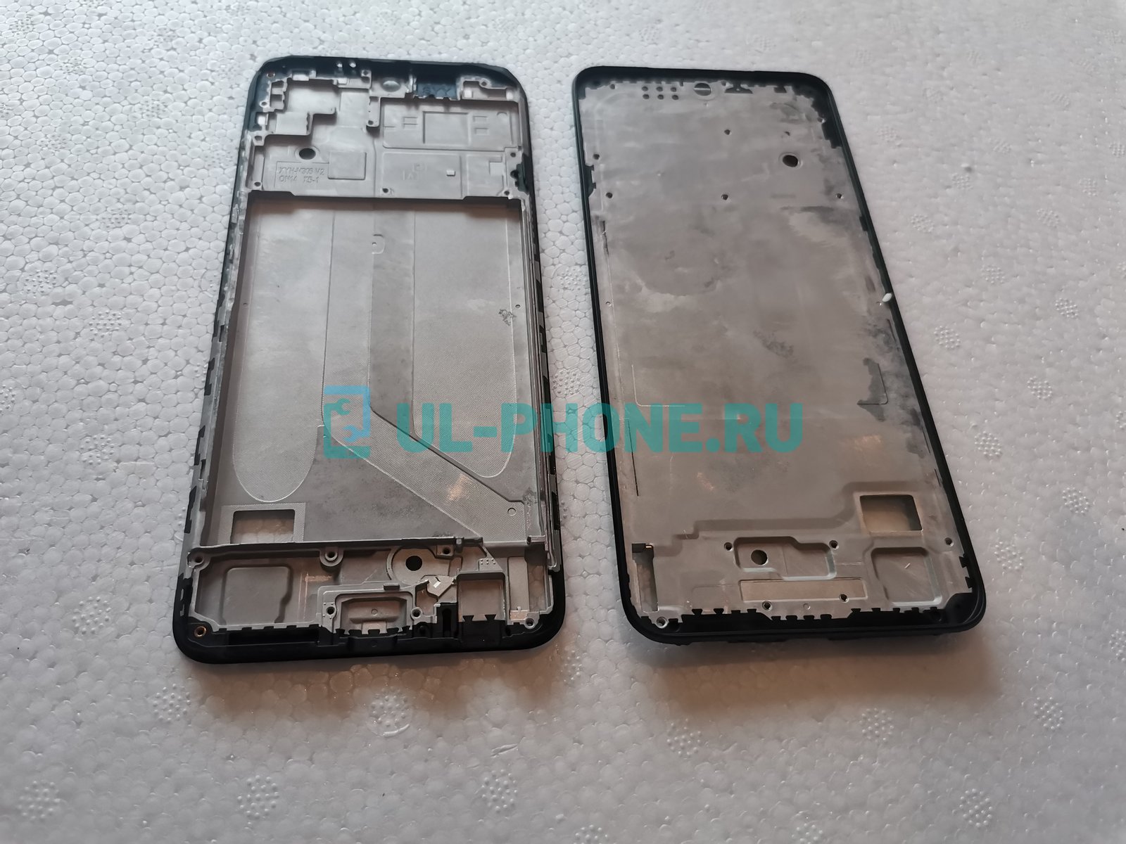 Рамка дисплея для Xiaomi Redmi Note 10 4G / Note 10s / poco m5s (черная)