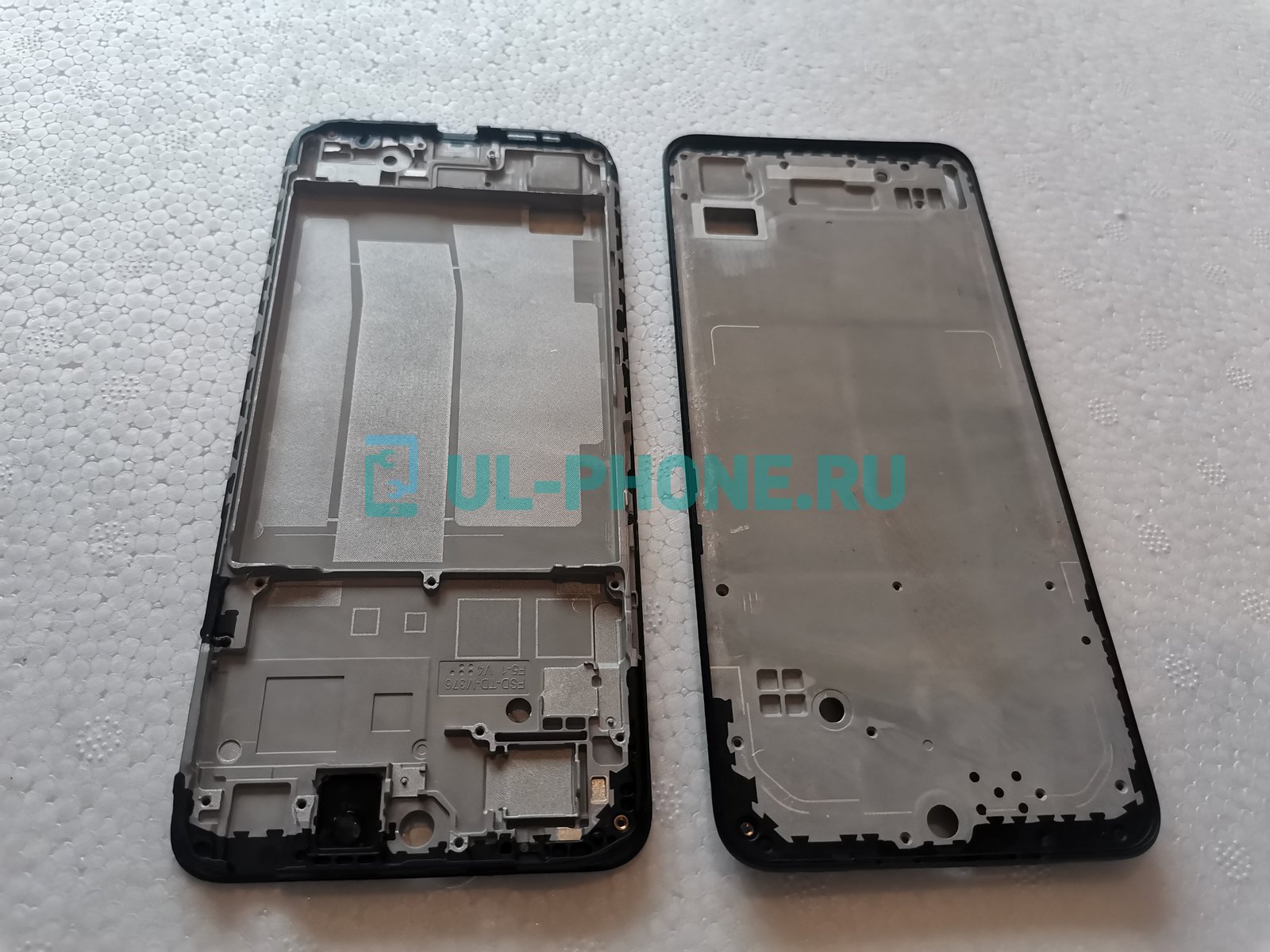 Рамка дисплея для Xiaomi Redmi Note 11 4G / Note 11S / Poco M4 Pro 4G (черная)