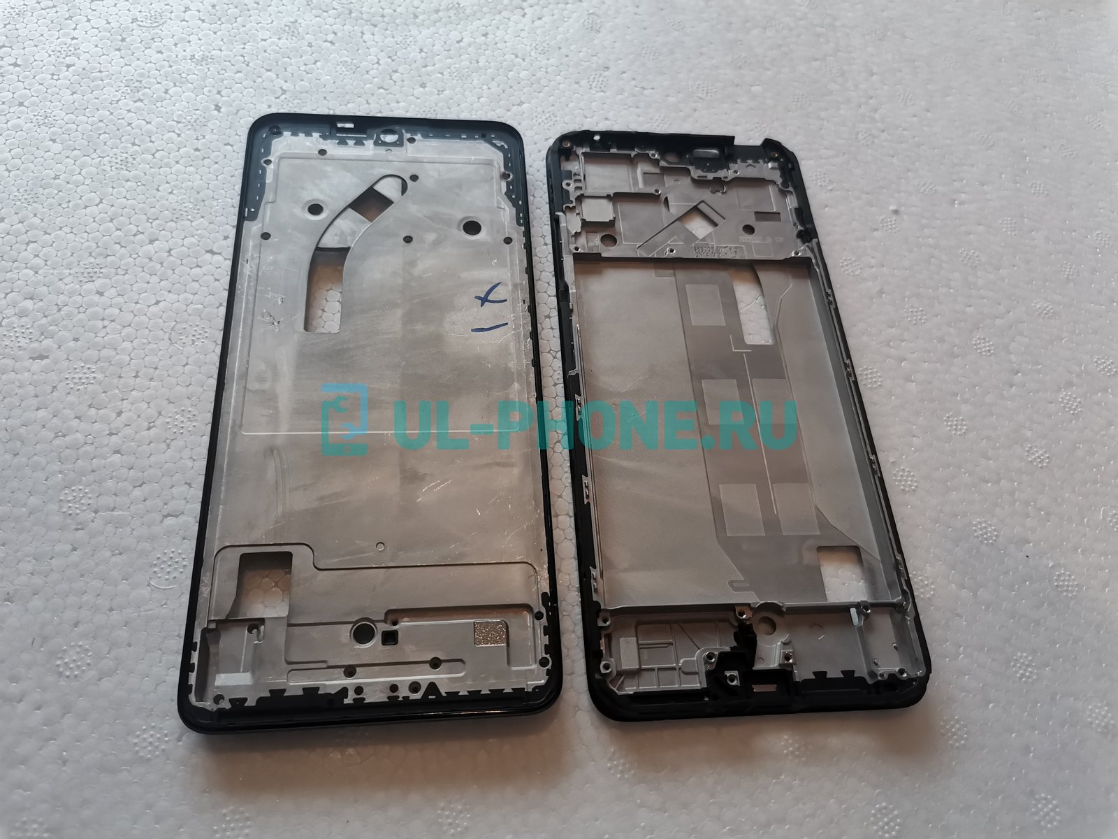 Рамка дисплея для Xiaomi Redmi Note 11 Pro 4G/ 5G/ Poco X4 Pro 5G (черная)