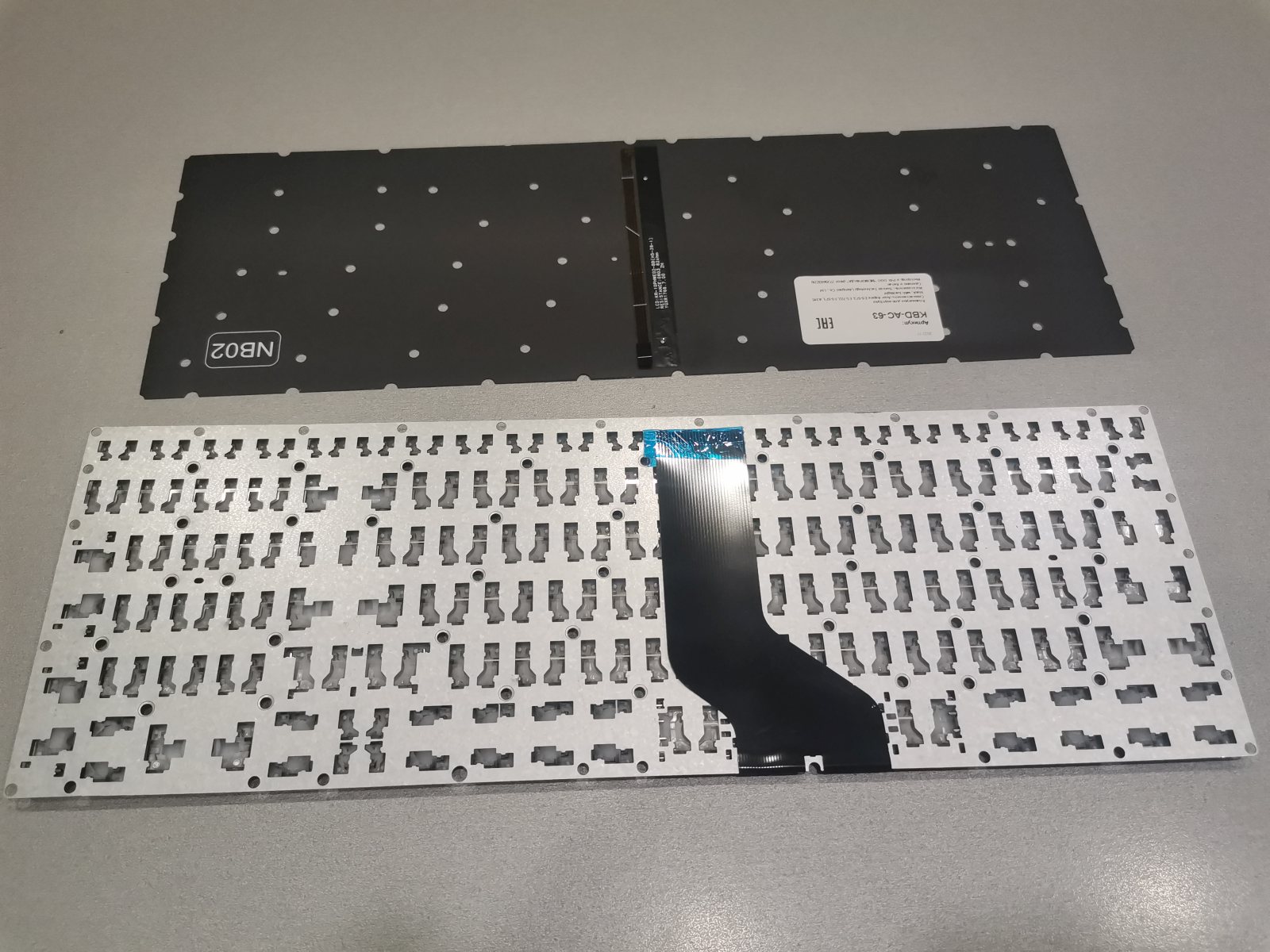 Клавиатура для ноутбука Acer Aspire E5-573, E5-722, F5-571, A315 черная, с подсветкой