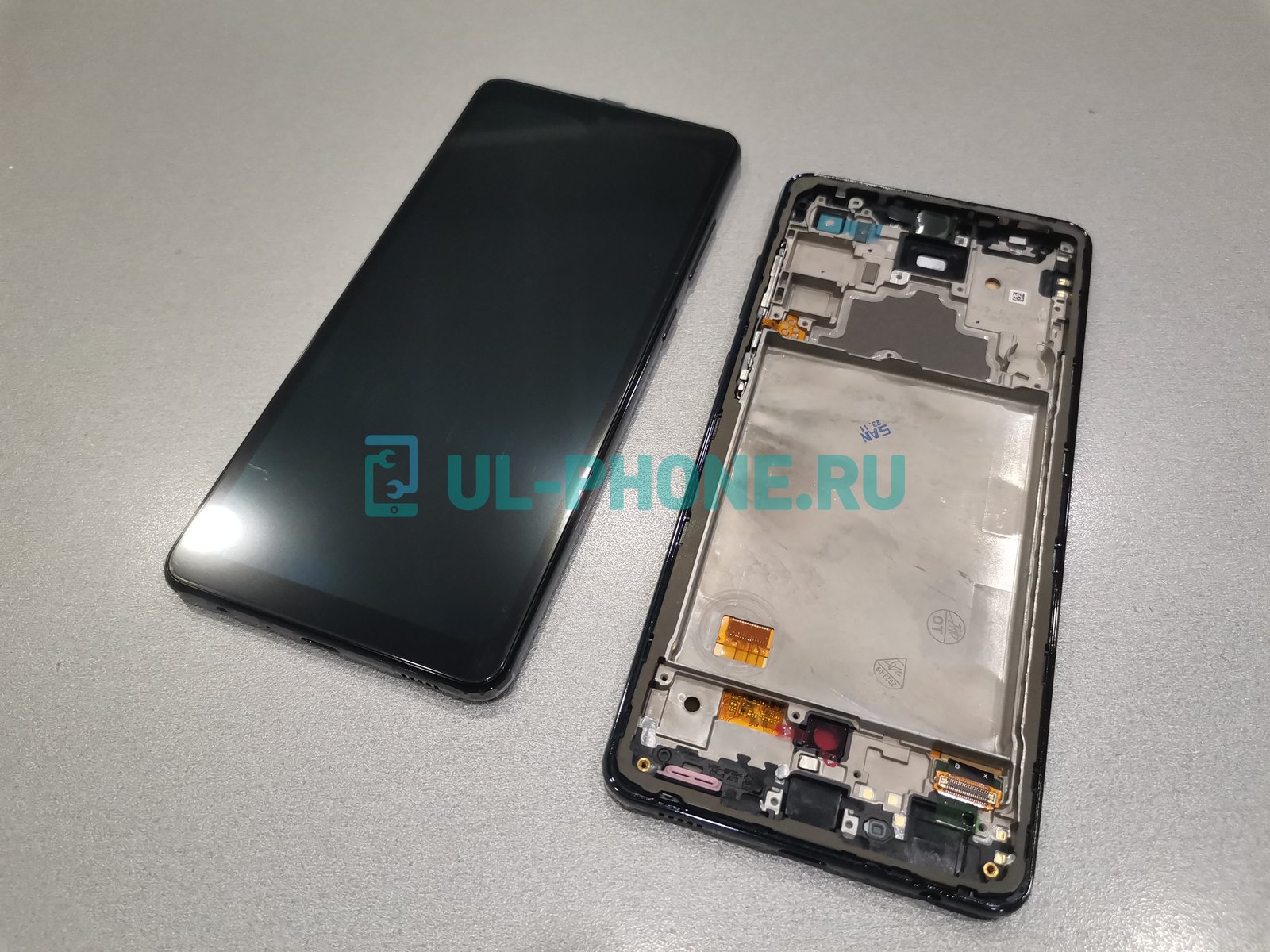 Дисплей + тачскрин для Samsung Galaxy A72 SM-A725F (OLED, big) в рамке