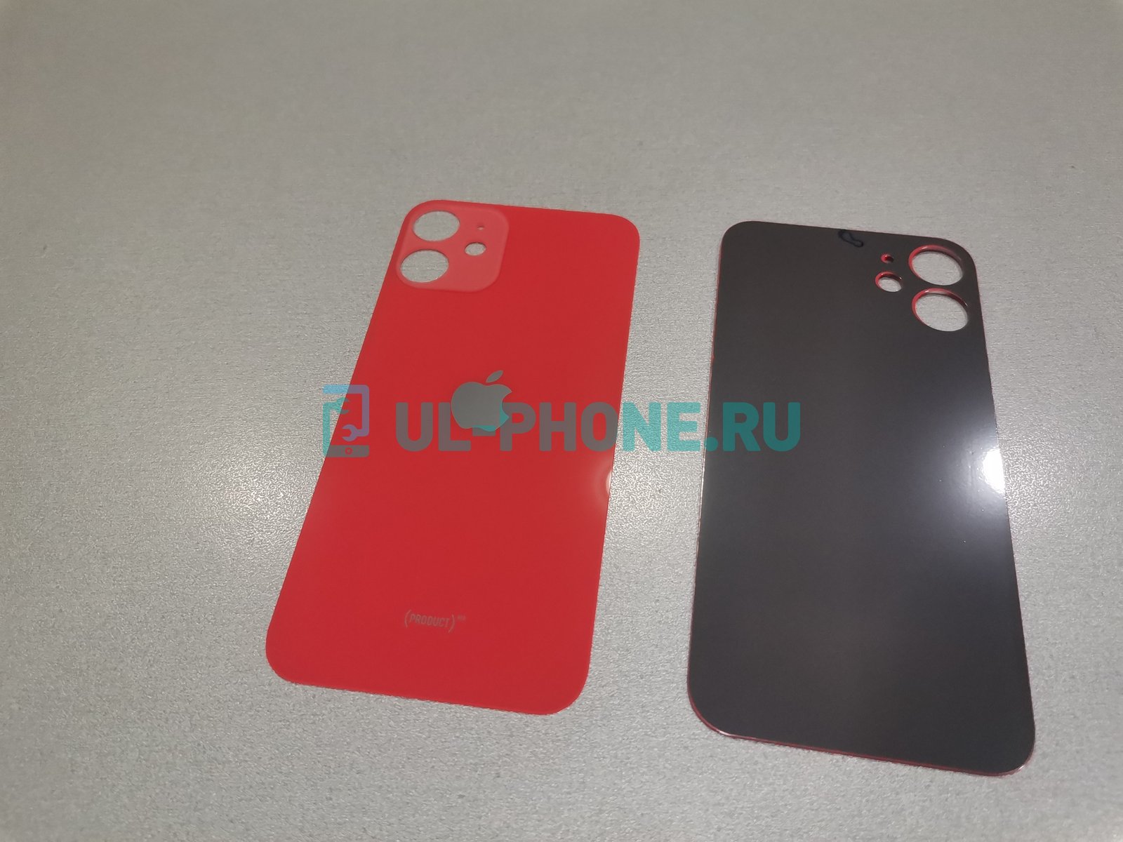 Задняя крышка для iPhone 12 mini (красная) big