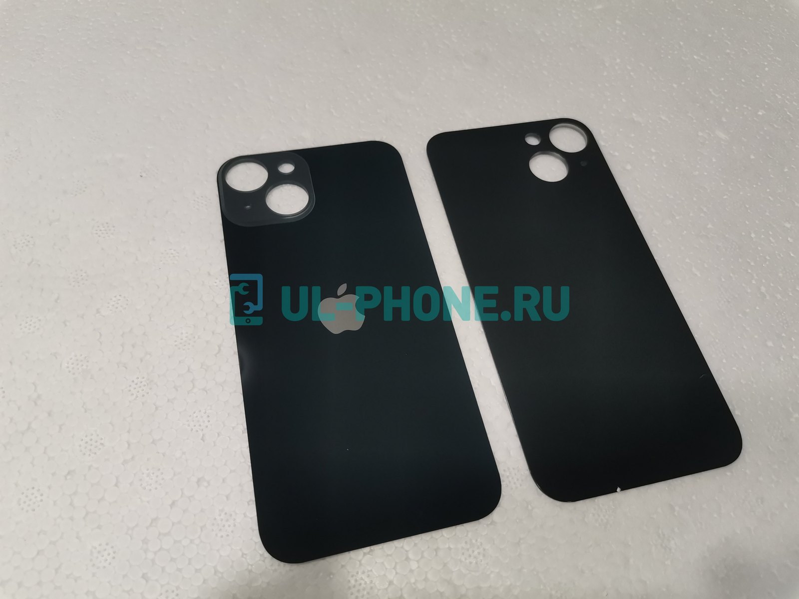Задняя крышка для iPhone 14 (midnight black черная) big hole
