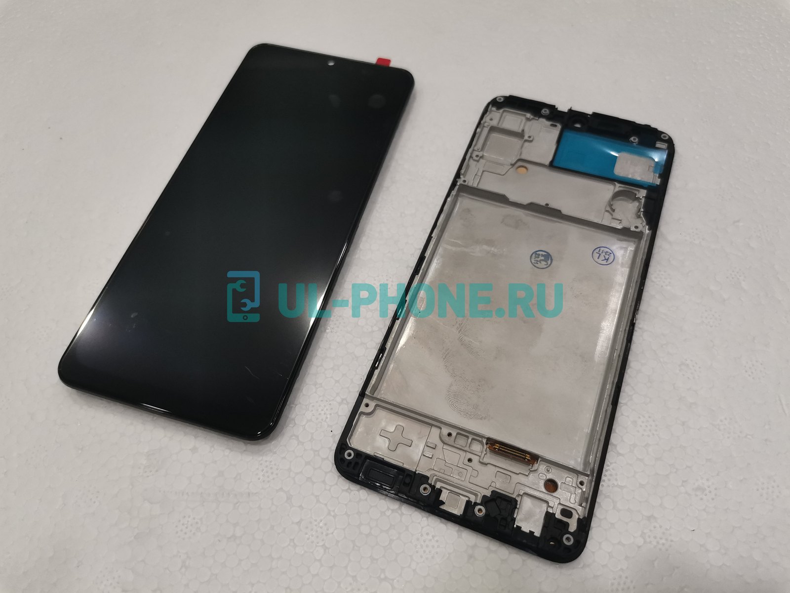 Дисплей + тачскрин для Samsung Galaxy A22 4G SM-A225 (OLED) в рамке