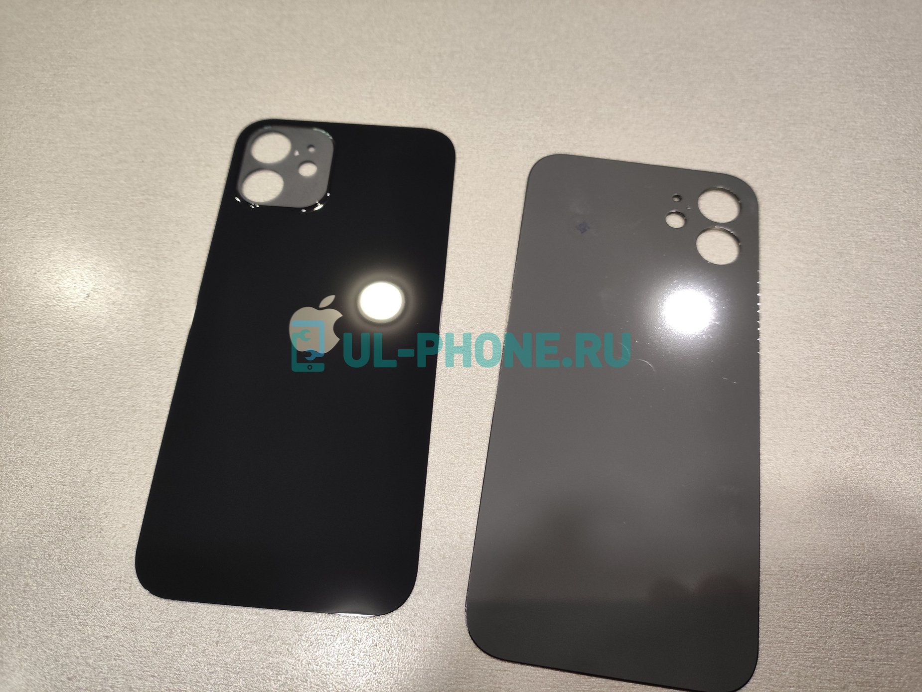 Задняя крышка для iPhone 12 (черная) big, оригинал