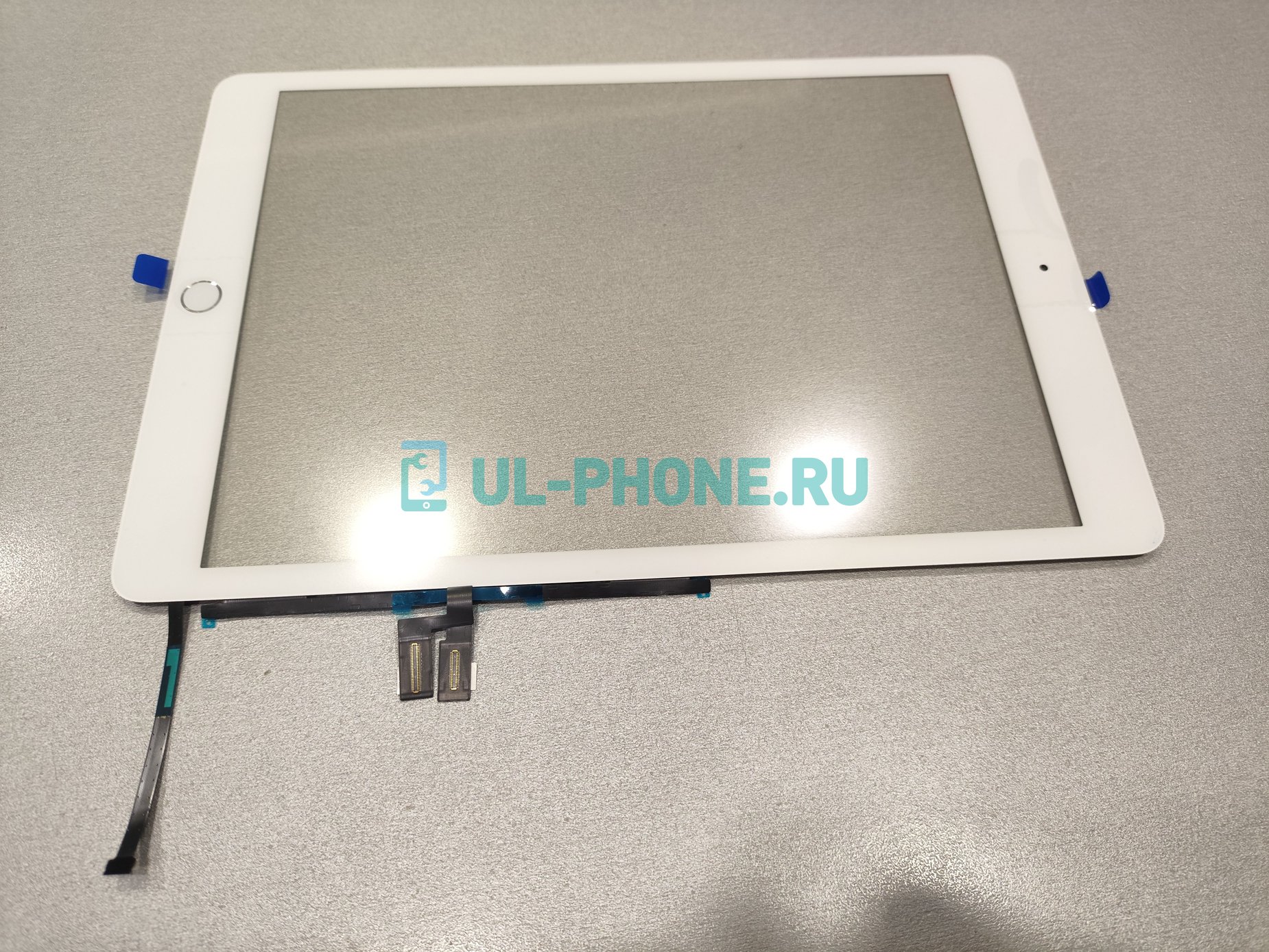Тачскрин для iPad 7/ 8 10.2 (A2197, A2198, A2200, A2428, A2429, A2270) с кнопкой home, ориг, белый