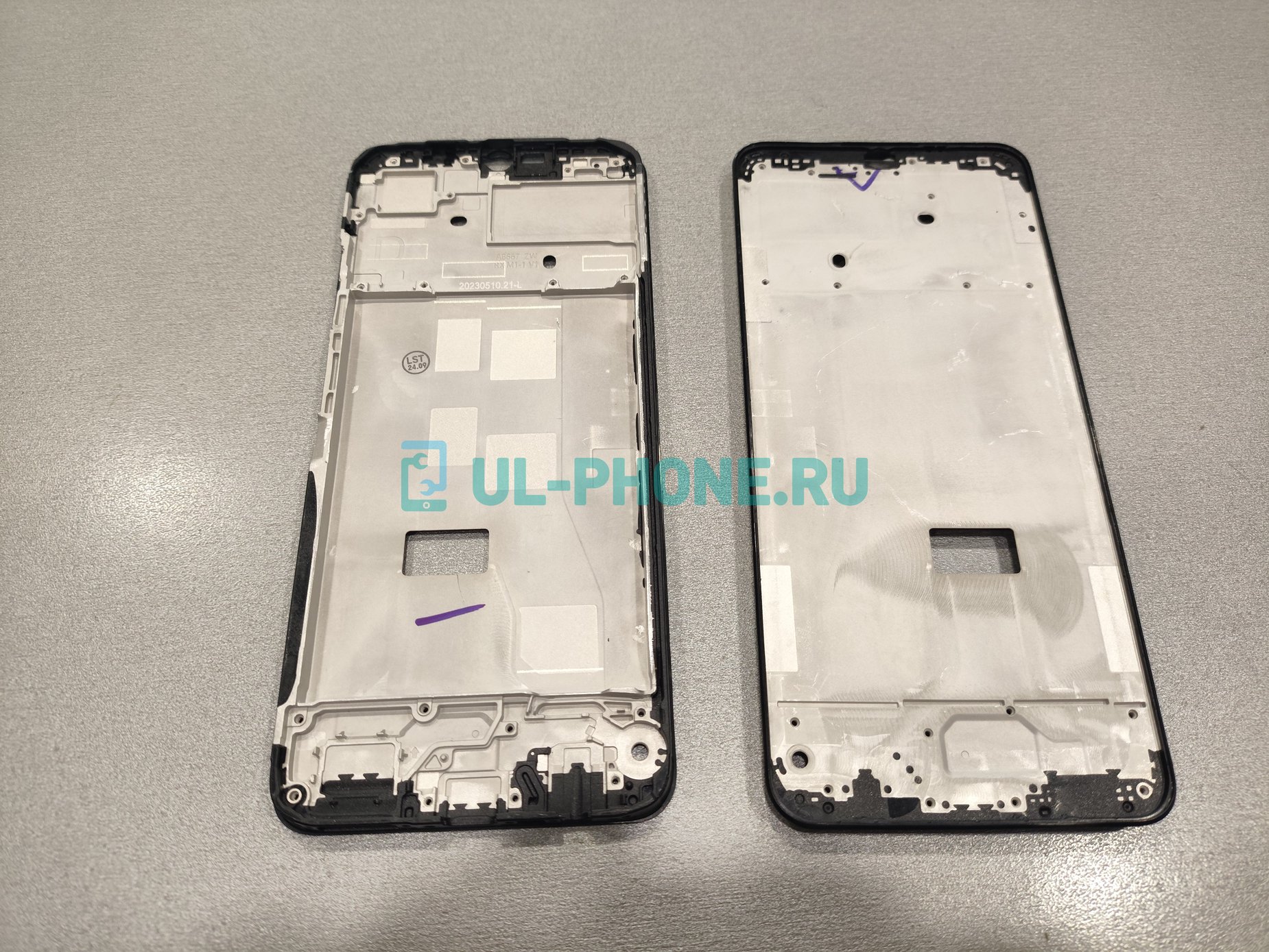 Рамка дисплея для Realme Note 50 (RMX-3834) черная