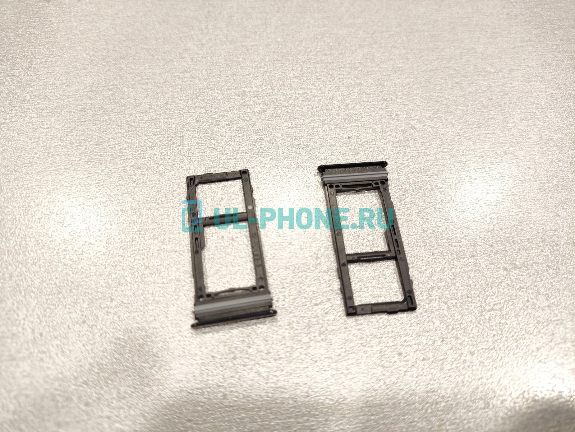 Держатель сим-карты для Samsung A525 / A725 Galaxy A52 / A72 4G (2021) (черный)
