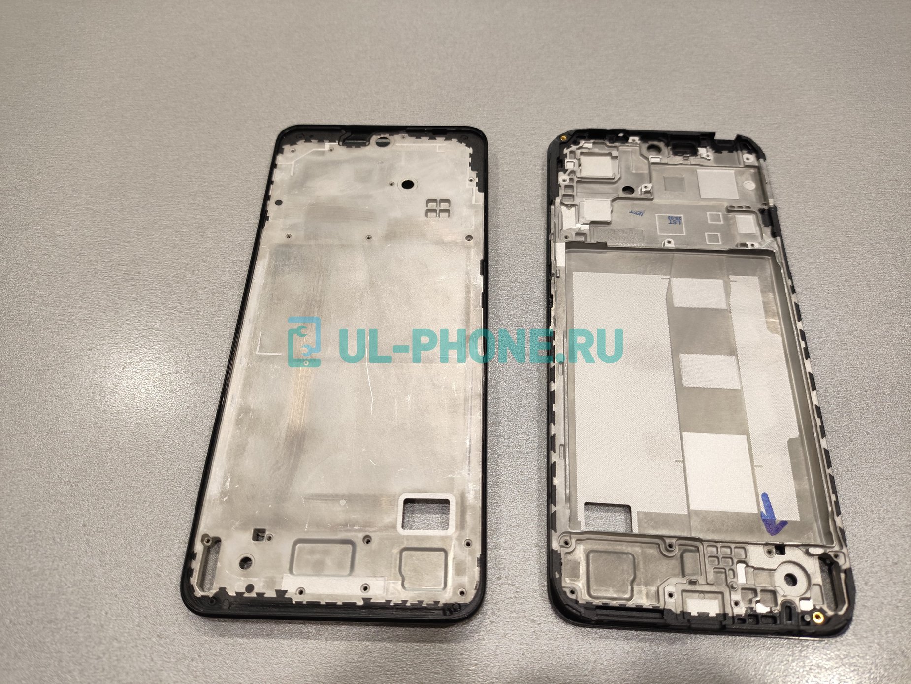Рамка дисплея для Xiaomi Redmi Note 12 4G (23021RAA2Y) черная