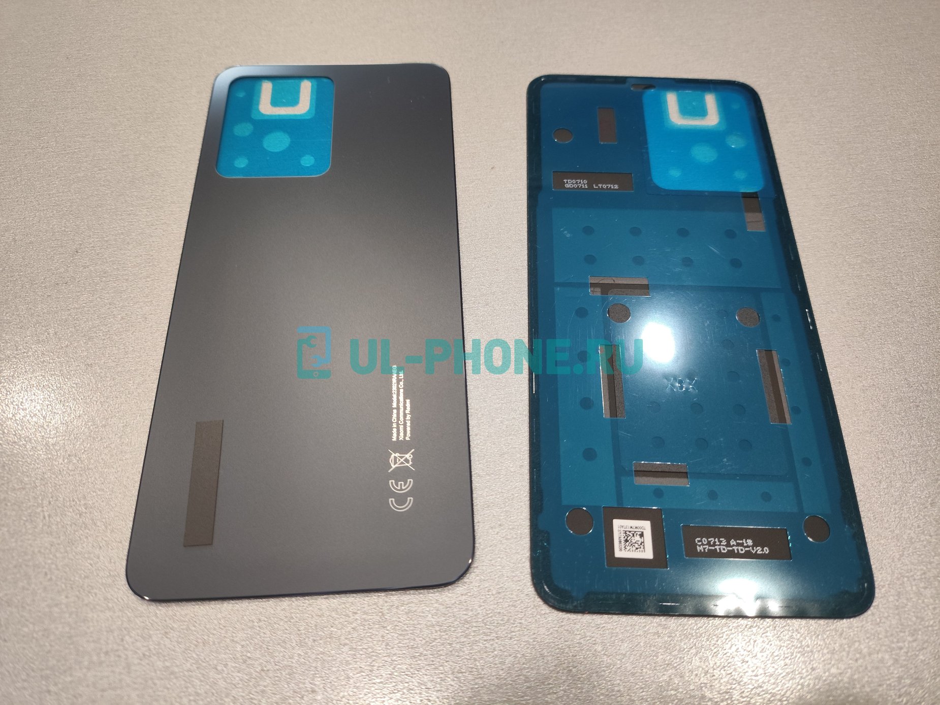Задняя крышка для Xiaomi Redmi Note 12 4G (23021RAA2Y) черная