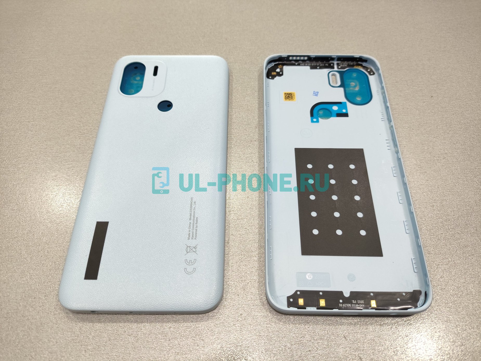 Задняя крышка для Xiaomi Redmi A2 Plus (23028RNCAG) голубая