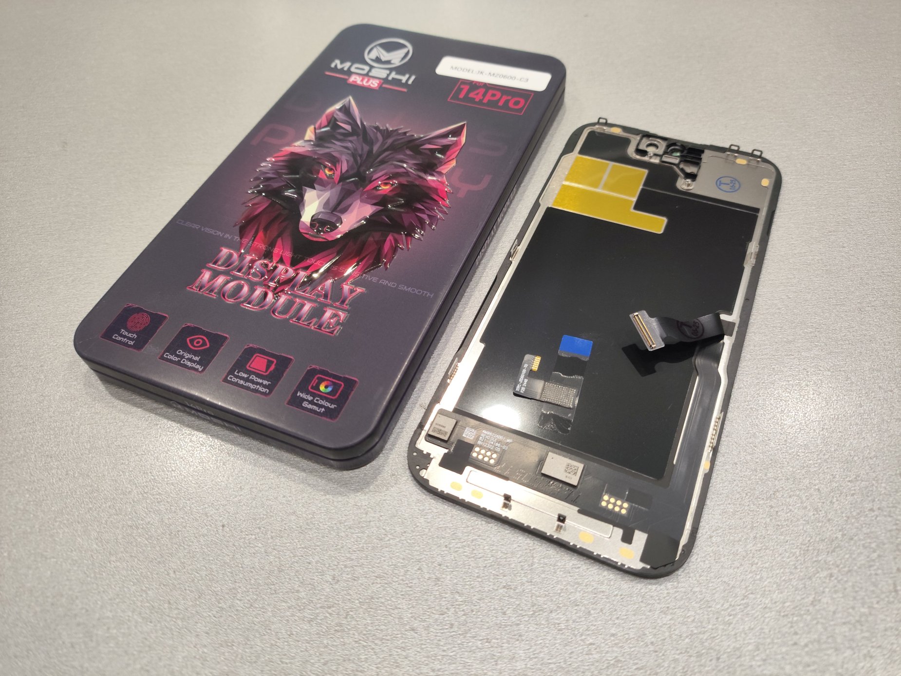Дисплей + тачскрин для iPhone 14 Pro (JK) (HD+)