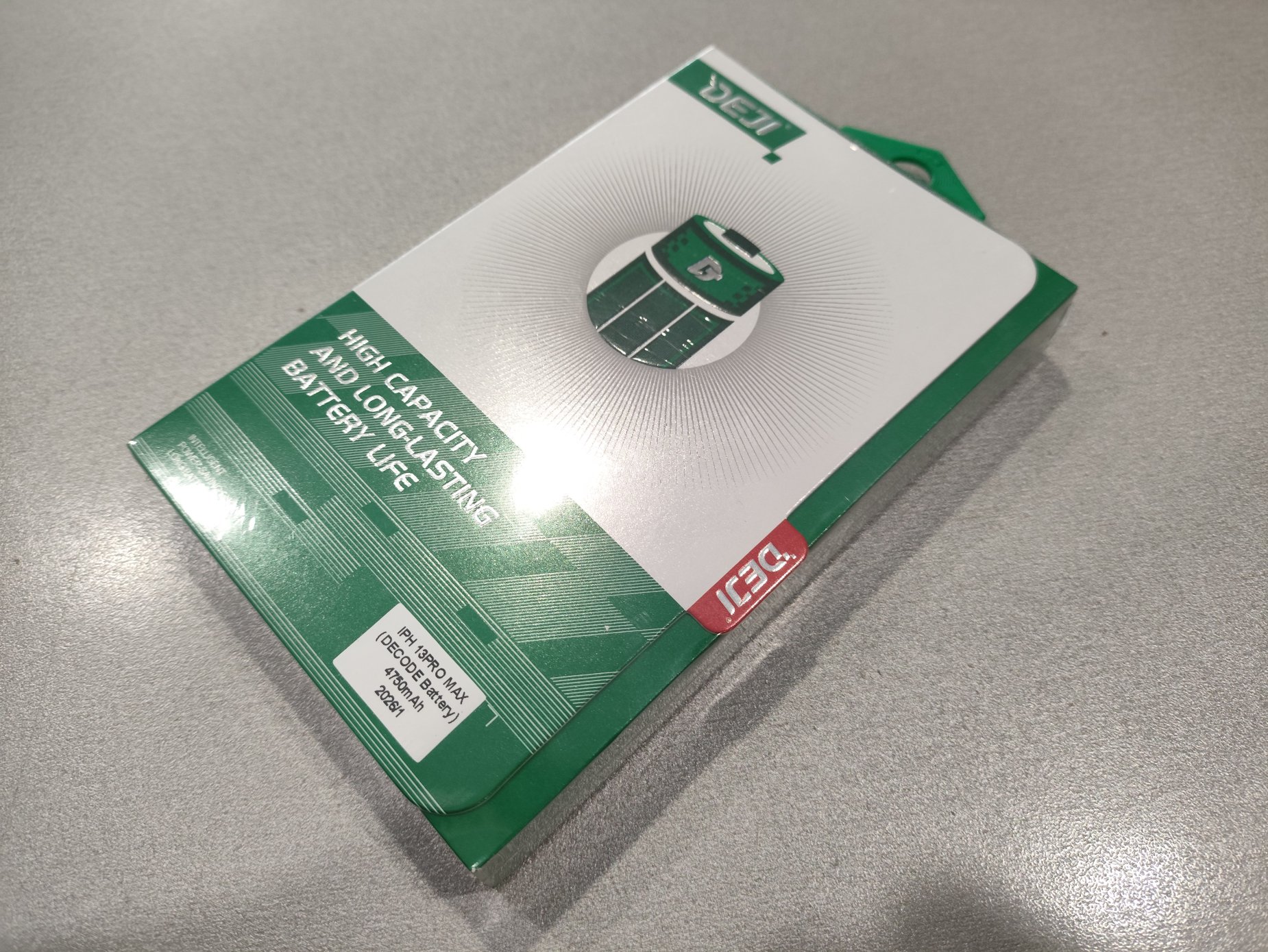 Аккумулятор (батарея) DEJI ПОВЫШЕННОЙ ёмкости iPhone 13 Pro Max (4750mAh) (Decode без ошибки) гарантия 6 мес