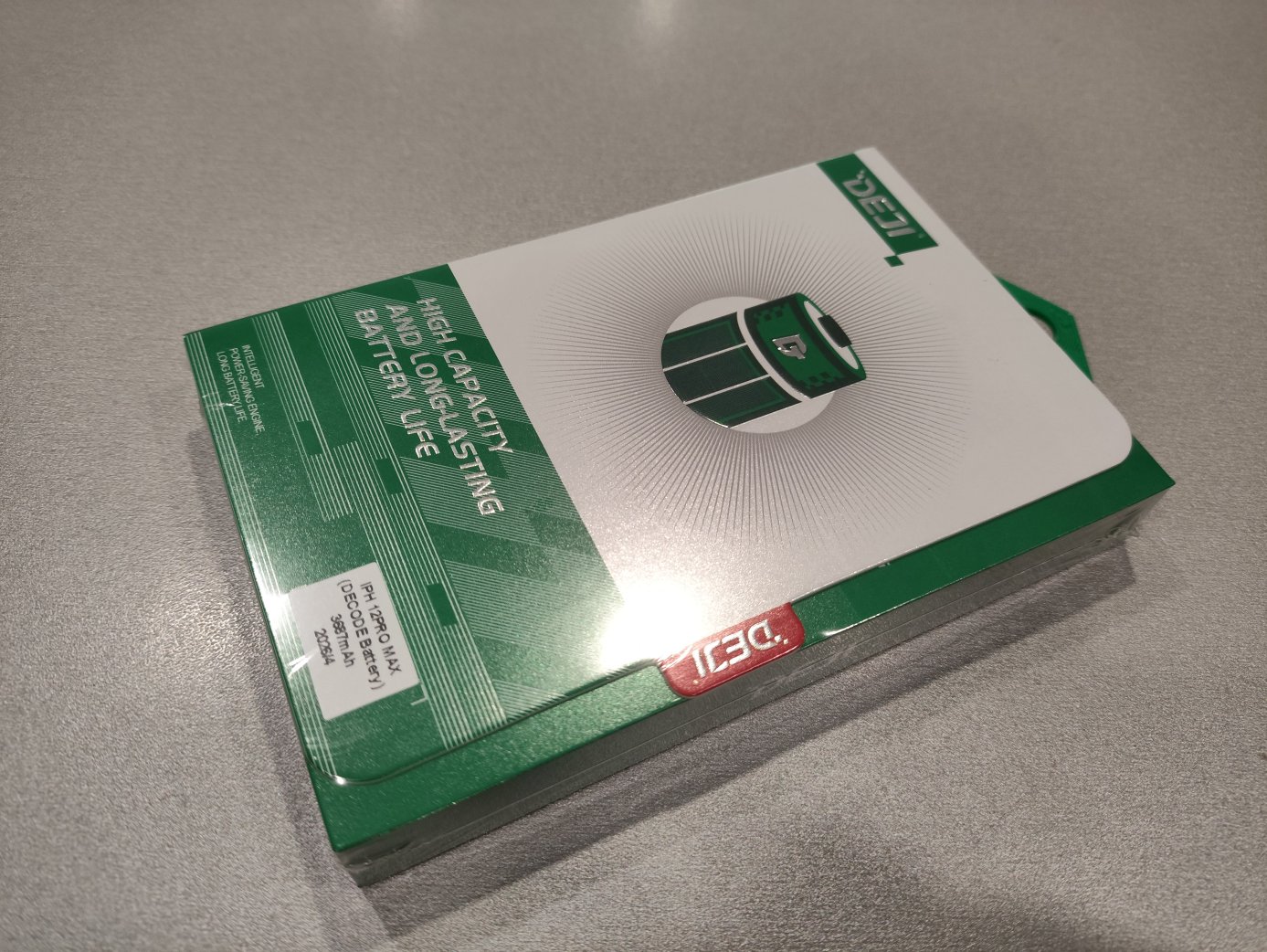 Аккумулятор (батарея) DEJI оригинальной ёмкости iPhone 12 Pro Max (3687mAh) (Decode, без ошибки) гарантия 6 мес, в коробке