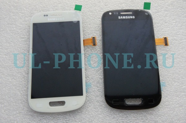 Дисплей + тачскрин для Samsung I8190 GALAXY S3 MINI  (оригинал) темно- синий
