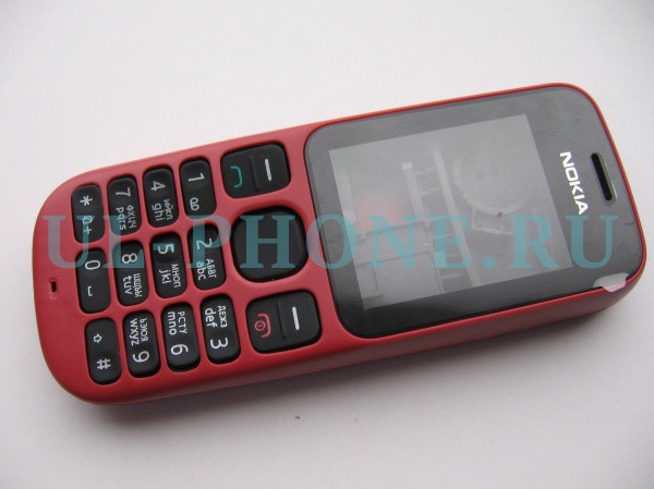 Корпус для Nokia 100  красный