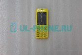 Корпус для Nokia 206 + клавиатура (класс ААА) желтый