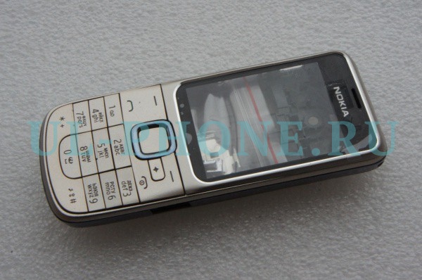 Корпус для Nokia 2710 со средней частью + клавиатура (класс ААА) серый