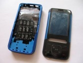 Корпус для Nokia 5610 без средней части + клавиатура (класс ААА) синий