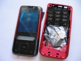 Корпус для Nokia 5610 без средней части + клавиатура (класс ААА) красный
