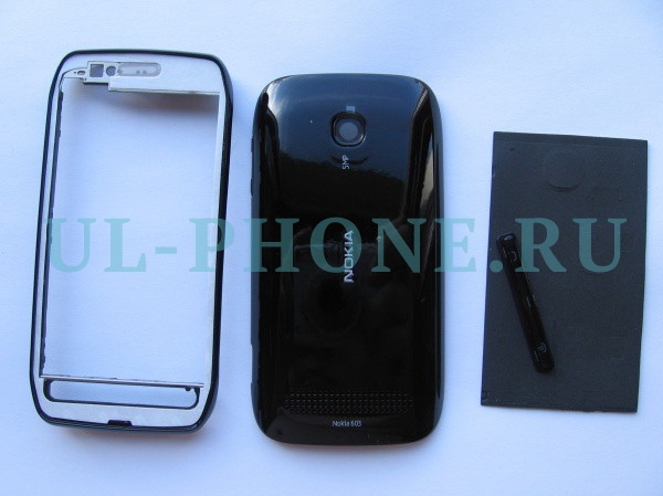 Корпус для Nokia 603 черный