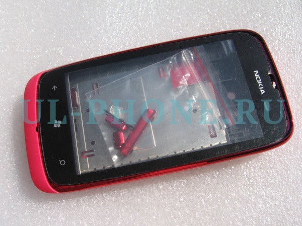Корпус для Nokia 610 (класс ААА) красный