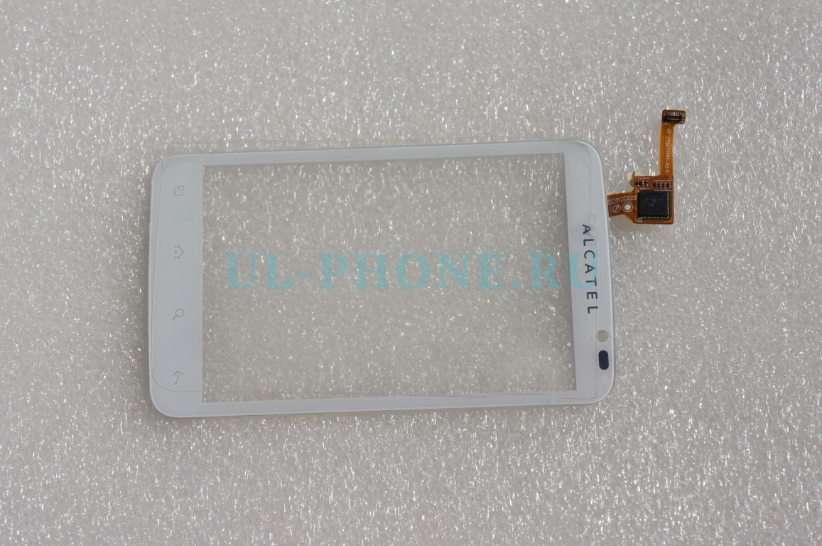 Тачскрин для Alcatel OT991 белый