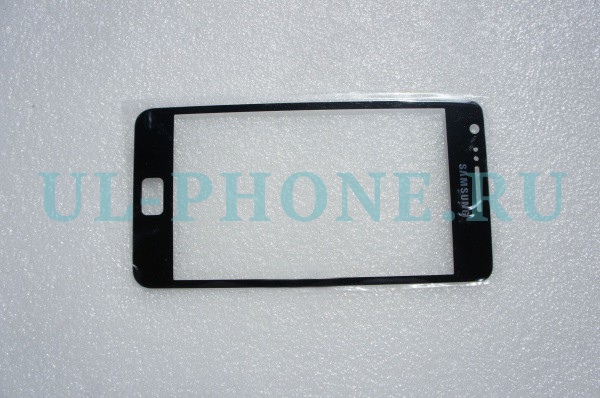 Стекло для Samsung i9100 черный