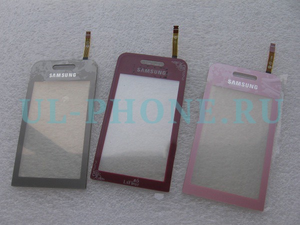 Тачскрин для Samsung S5230 розовый 