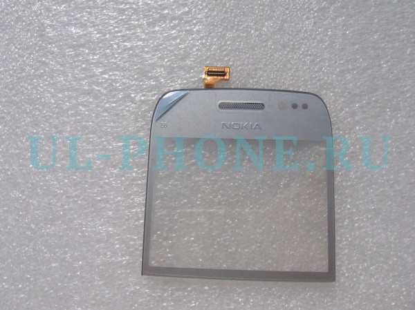 Тачскрин для Nokia E6-00 серебро