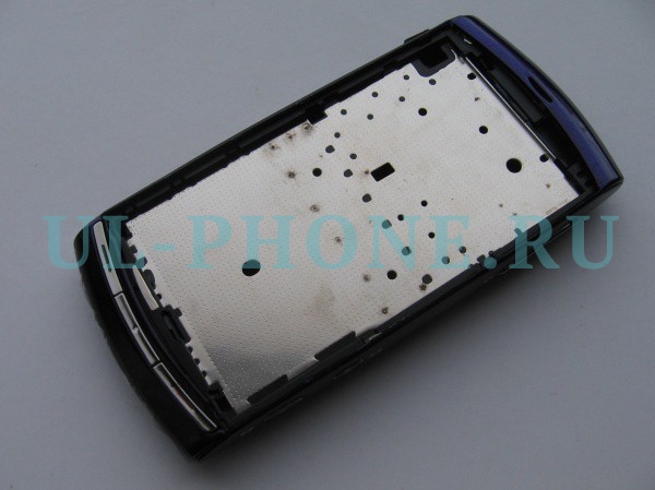 Корпус для Sony Ericsson U5 со средней частью + клавиатура (класс ААА) синий