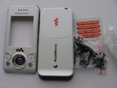 Корпус для Sony Ericsson W580 + клавиатура (класс ААА) белый