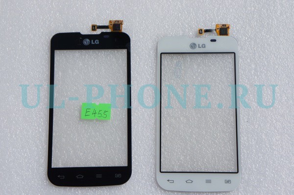 Тачскрин для LG E455 L5 II Dual (оригинал) черный