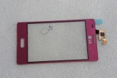Тачскрин для LG L5 (E610/E612) красный