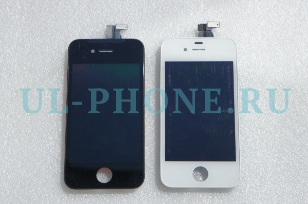 Дисплей + тачскрин для iPhone 4 черный