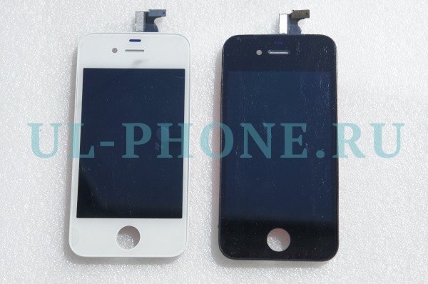 Дисплей + тачскрин для iPhone 4S черный