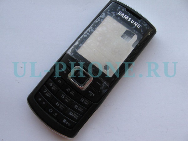 Корпус для Samsung C3010 со средней частью + клавиатура (класс ААА) черный