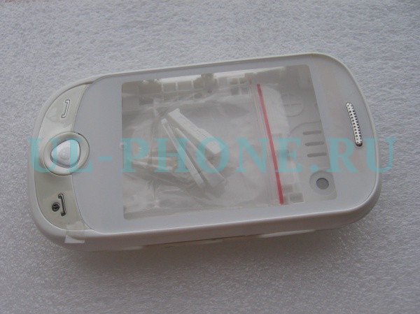 Корпус для Samsung C3510 + клавиатура (класс ААА) белый