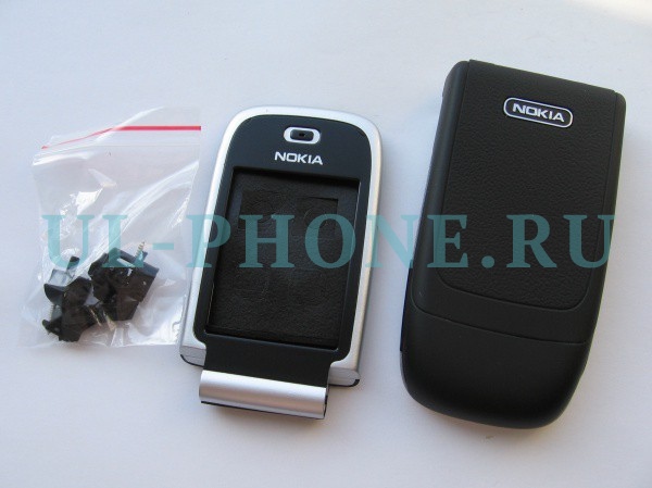 Корпус для Nokia 6131 + клавиатура (класс ААА) черный