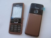 Корпус Nokia 6300 + клавиатура (класс ААА) без рус букв, бронза