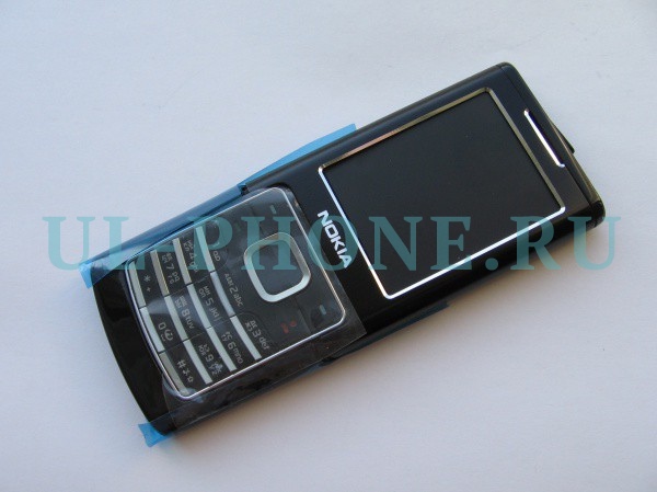 Корпус Nokia 6500 classic + клавиатура (класс ААА) черный