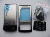 Корпус для Nokia 6500S + клавиатура (класс ААА) серебро